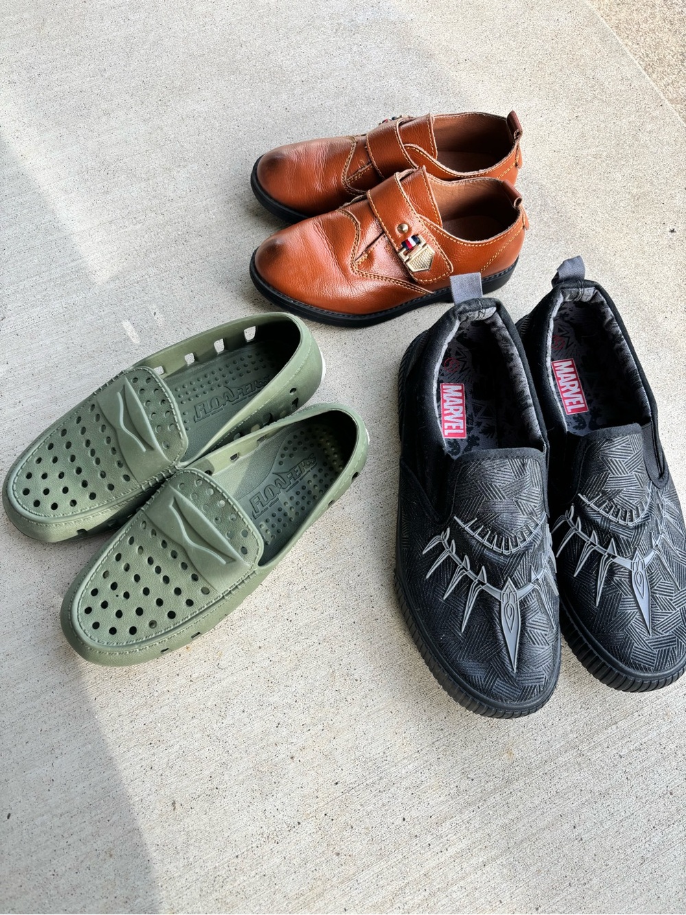 Boys Shoes Bundle Size 12/12.5, 2 & 7 | Marvel + Loafers + Dress Shoes